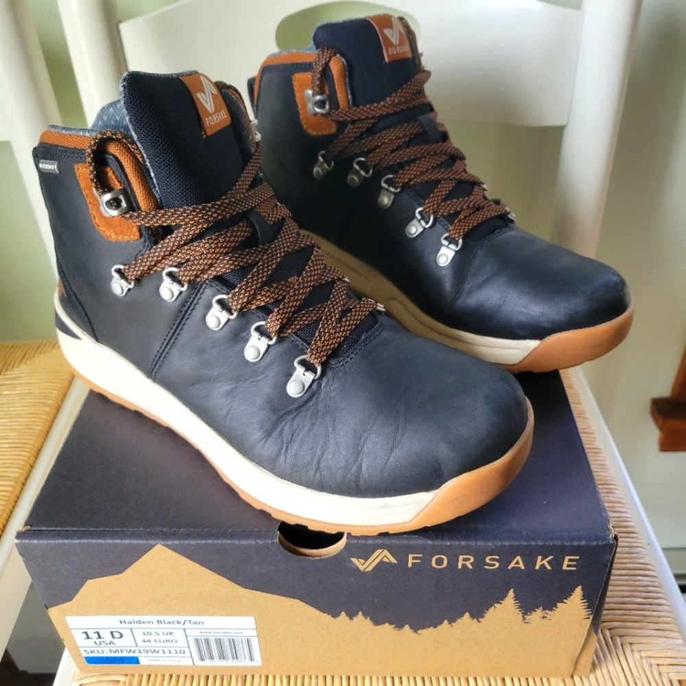 Forsake Halden Black/Tan Men's 11